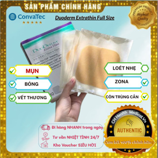 [HÀNG CHÍNH HÃNG] Miếng dán mụn, vết thương, sẹo, phỏng bô...đa năng Duoderm Extrathin
