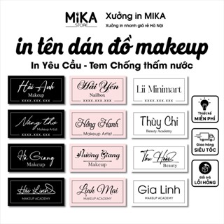    Yêu cầu   Set 200 tem dán đồ cá nhân In tên yêu cầu In Tem Tên Các Nhân 