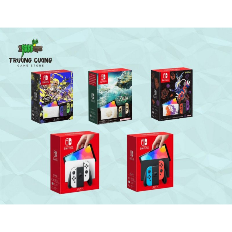 Nintendo Switch Oled Fullbox LIKE NEW - Hắc ám