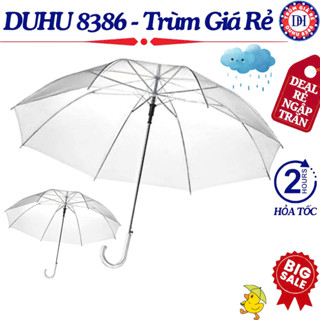 Dù Trong Suốt Cầm Tay Gấp Gọn, Ô Trong Suốt Bền Đẹp Che Mưa, Chụp Ảnh Thời Trang Phong Cách Nhật Bản