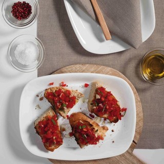 Đĩa Thủy Tinh Chữ Nhật Parma(Bormioli Rocco)