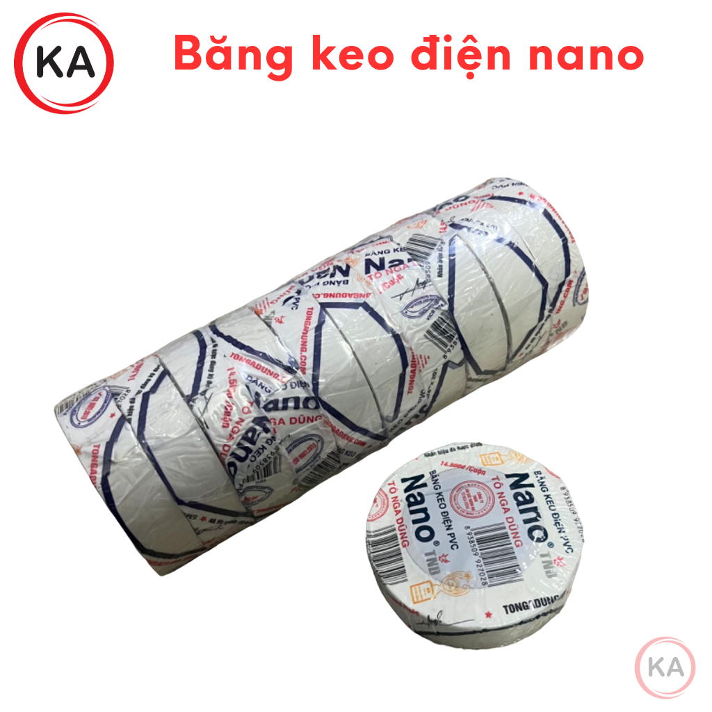 Combo 10 Băng keo điện Nano