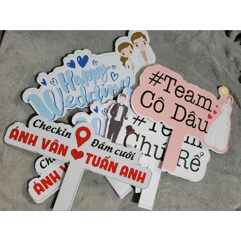 hastag đám cưới, khai trương,....