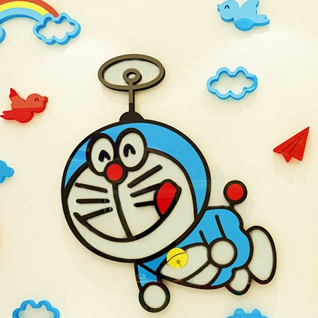 🌻DECAL DÁN TƯỜNG 3D MẪU 5 🎀 DORAEMON HOUSE