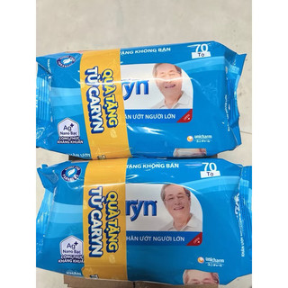 Khăn ướt Caryn không mùi 100 tờ ( hàng tặng khuyến mãi)