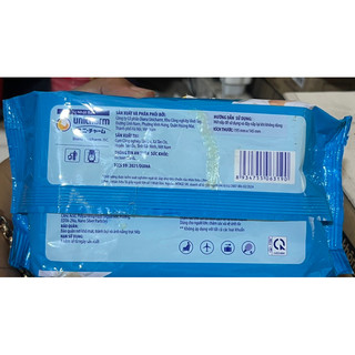 Khăn ướt Caryn không mùi 100 tờ ( hàng tặng khuyến mãi)