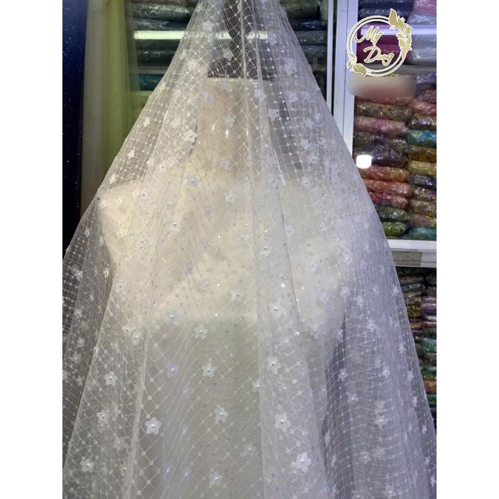 1M LƯỚI KIM SA HOA CAO CẤP ( KHỔ 1M5)
