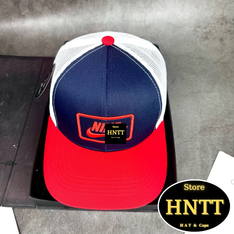 Mũ Lưỡi Trai/Nón Kết Jike Phối Lưới Kết Vá Đỏ Thời Trang Unisex Nam Nữ