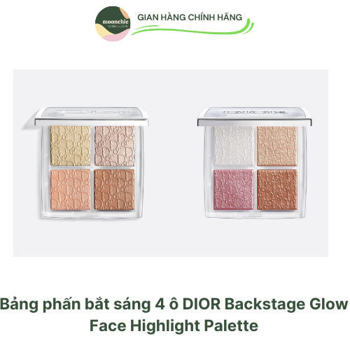Bill US - Bảng phấn bắt sáng 4 ô DIOR Backstage Glow Face Highlight Palette - Moonchic