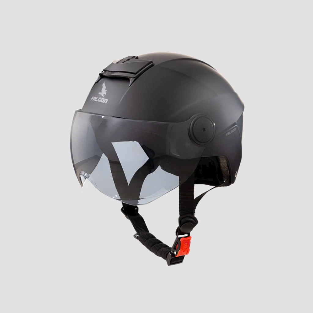 Nón Bảo Hiểm Xe Máy FALCON F19 Có Kính - Chính Hãng