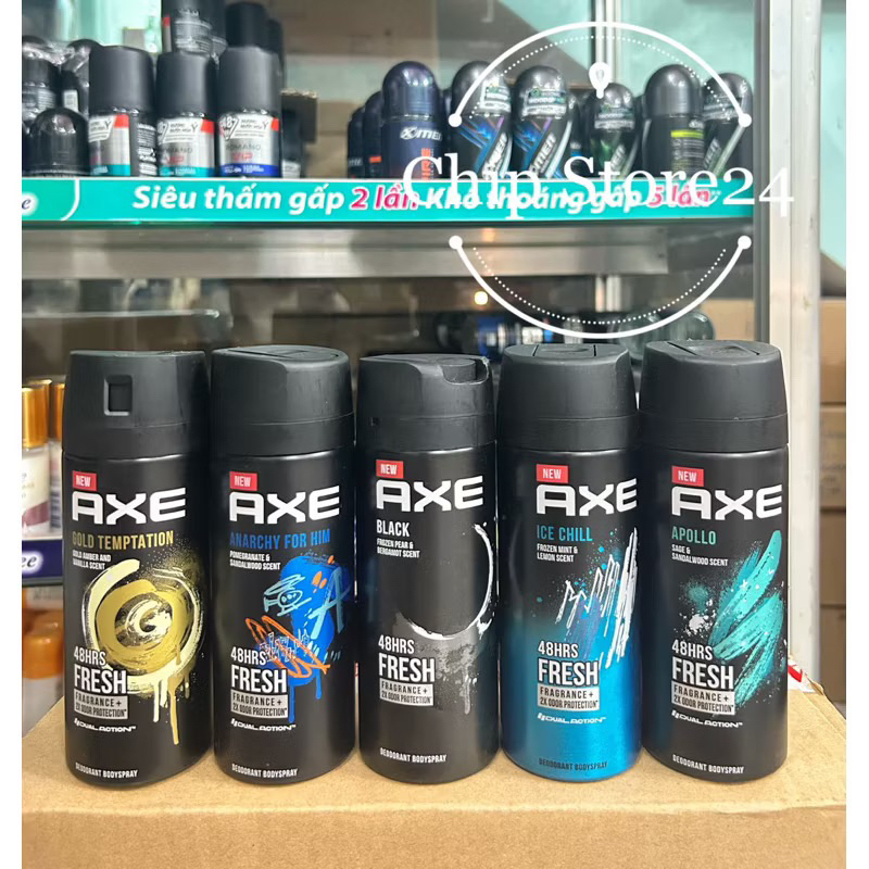 [Hàng Chính Hãng] Xịt Khử Mùi Axe Cao Cấp 135ml