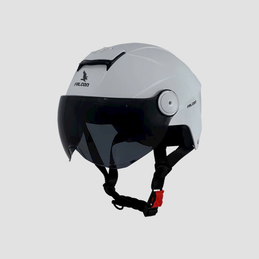 Nón Bảo Hiểm Xe Máy FALCON F19 Có Kính - Chính Hãng