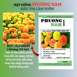 0,5 Gram - Hạt Giống Hoa Vạn Thọ Mỹ Phương Nam