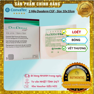 [CHÍNH HÃNG CVT] 1 Hộp/ 5 Miếng Dán Chống Loét- DuoDerm CGF, chống lở loét, tỳ vết thương