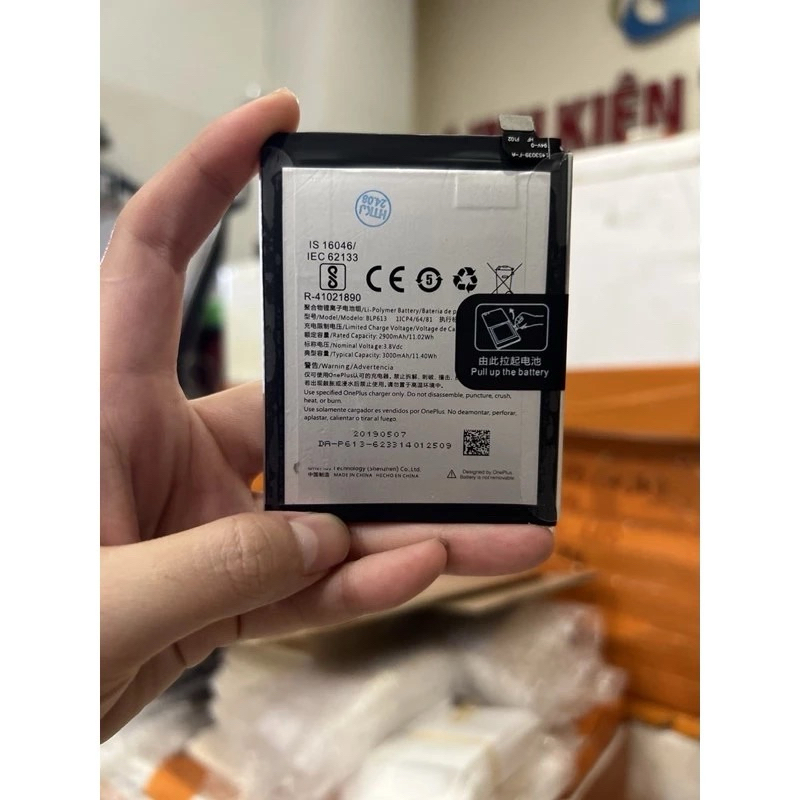 Pin OnePlus 3 BLP613(2900-3000mAh).Pin dung dượng chuẩn bảo hành 1 đổi 1 .