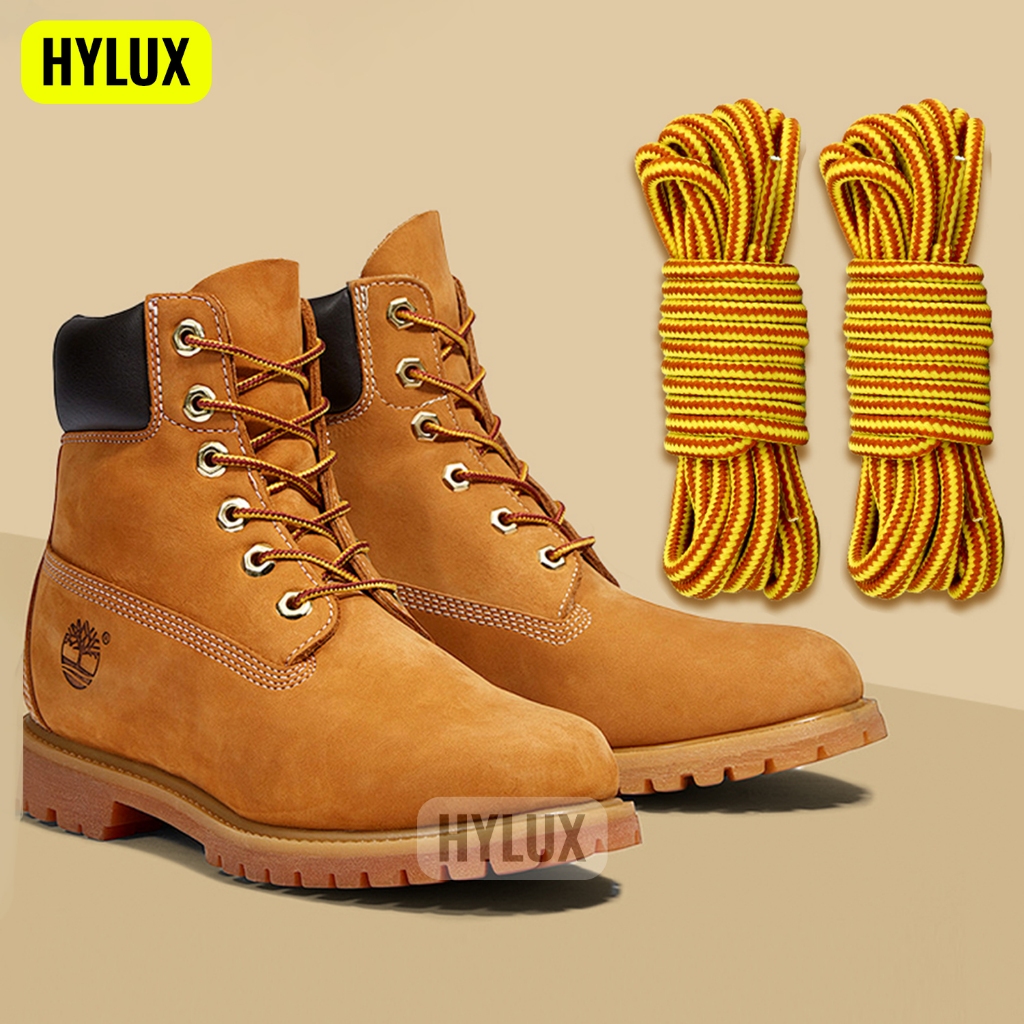 [18 Màu] Dây Giày Tròn Cho Timberland, Bốt Martin, Giày Leo Núi Cao Cấp - Dây Giày HYLUX