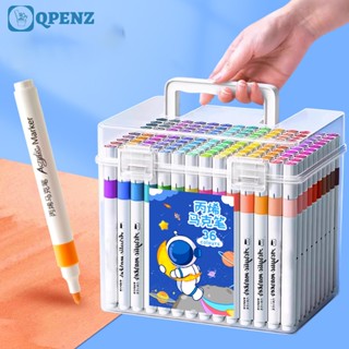  Bút màu acrylic QPENZ viết tô vẽ cho bé sơn lên mọi bề mặt không lem khô nhanh hàng cao cấp 