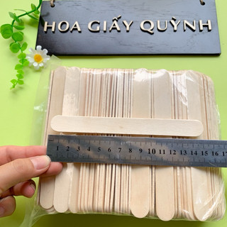 0.5 kg QUE ĐÈ LƯỠI GỖ 1.7cmx15cm làm đồ handmade trang trí...