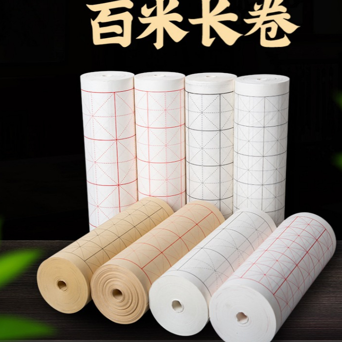 Giấy Cuộn Bán Sinh Thục Ô Mễ Rộng 40cm Nhiều Kích Thước 20m,50m,100m Dày Dặn Siêu Tiện Dụng Luyện Vi