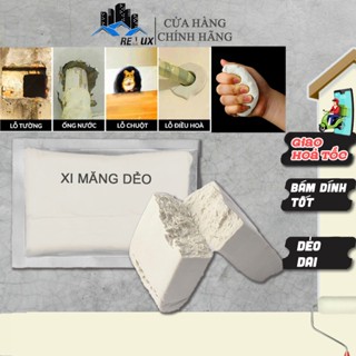 Keo Xi Măng Dẻo Bịt Lỗ Điều Hoà Túi 200g, Keo Đất Sét Đa Năng Tự Khô