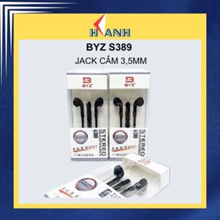 Tai Nghe BYZ S389 - Âm Thanh Siêu Hay 5.0 ,Dắt Cắm 3,5 Li hỗ trợ Đàm Thoại