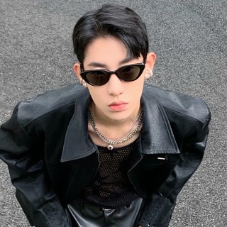 kính mắt mèo thời trang nam nữ ,Kính râm mắt mèo Hip-Hop nhiều màu phong cách
