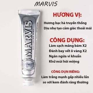 Kem đánh răng Marvis 85mL
