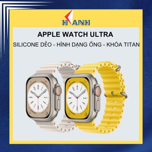 Dây Đeo Silicone Cho Đồng Hồ Thông Minh Apple Watch Ultra 49mm series 8 7 SE 6 5 4 3 2 1