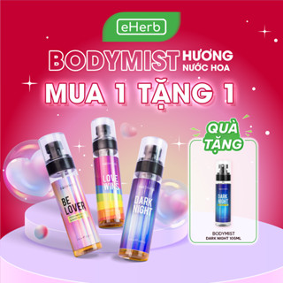   MUA 1 TẶNG 1  Body Mist Nam Nữ Toàn Thân Lưu Hương 6 Giờ - Nước Xịt Thơm Body BODYMISS 105ml  Chai  