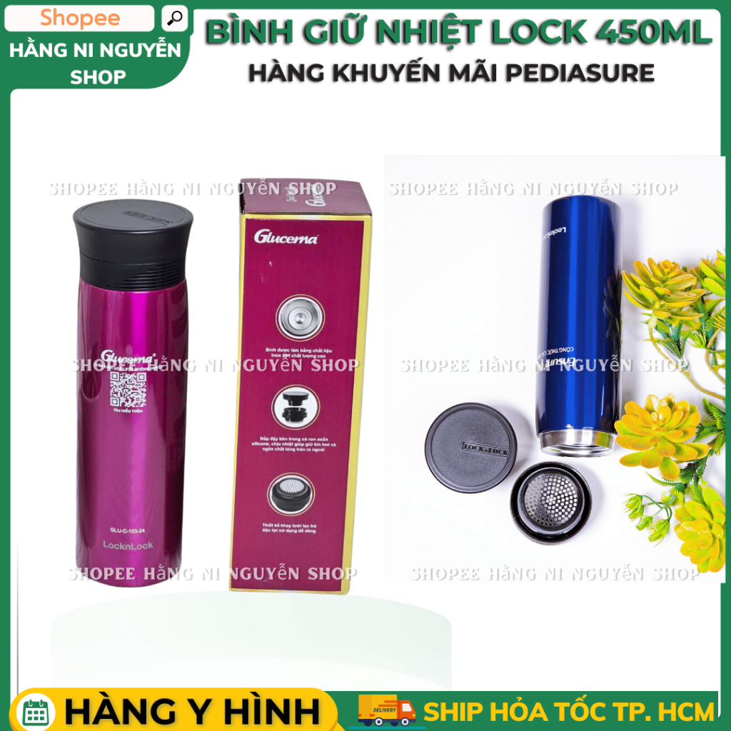 Bình giữ nhiệt lo.ck 450ml (HÀNG KM ABBOTT)