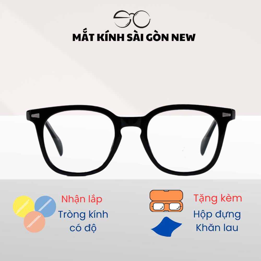 Gọng kính Nhựa dẻo Lõi Kim loại gọng kính Nam cao cấp SGNew 9162