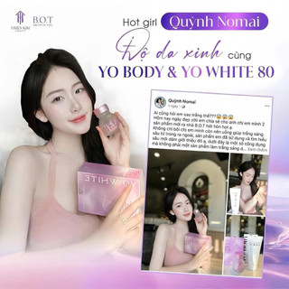 Viên Uống Trắng Da Yo White 80, Viên Trắng Da Chống Nắng Nội Sinh Yo White 80 GeniShop Giúp Da Trắng Sáng Dưỡng Da
