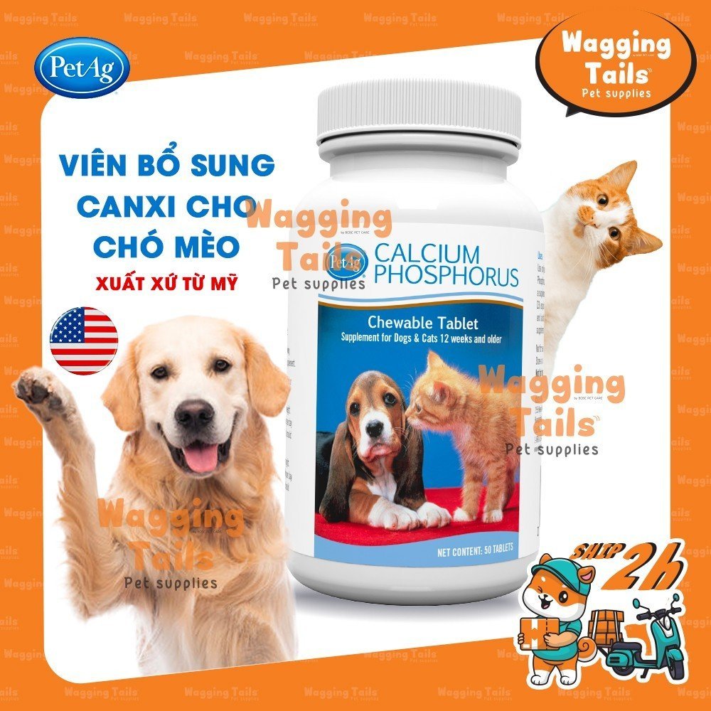 CALCIUM PHOSPHORUS Hỗ Trợ Bổ Sung Canxi Cho Chó Mèo