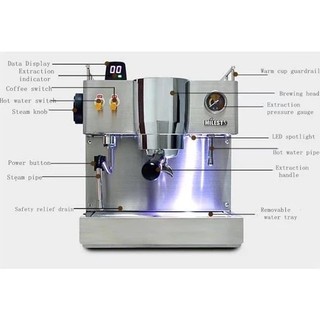 Máy pha cà phê Espresso MILESTO EM19 - M3 Pro - Cài đặt định lượng cà phê - Mới 100%