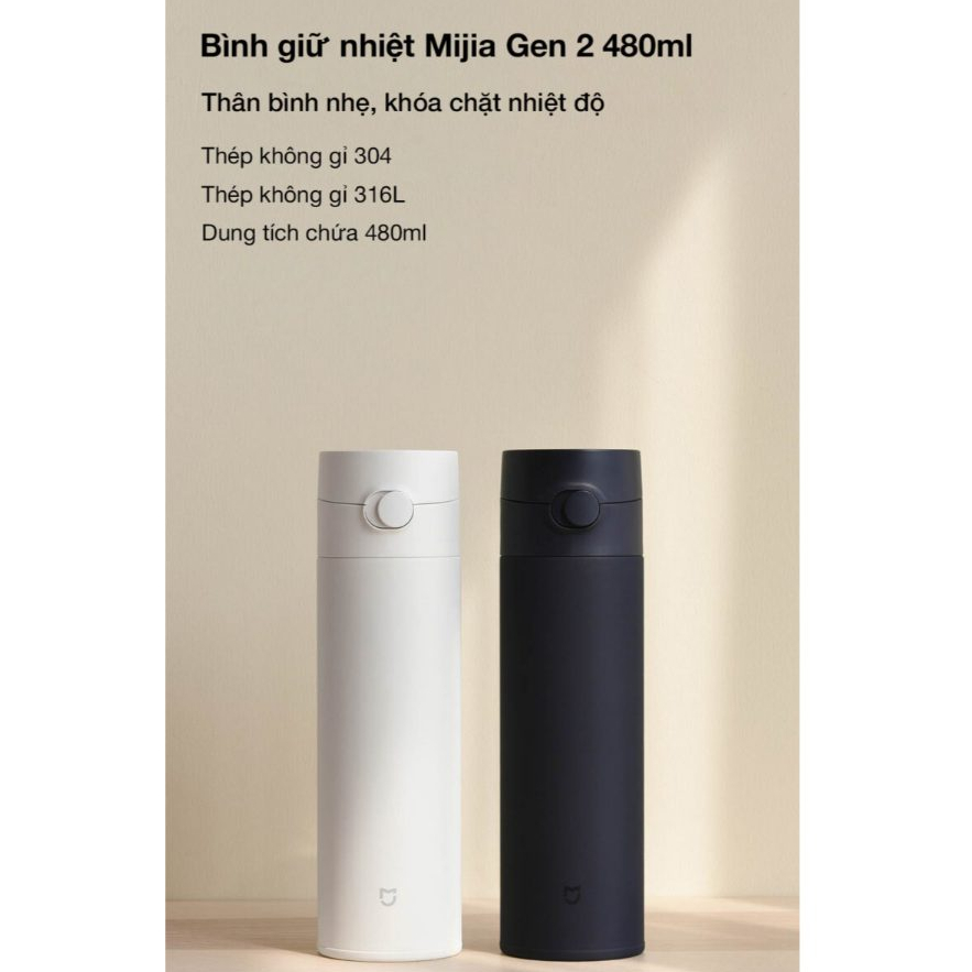 Bình giữ nhiệt Mijia gen 2 480ml