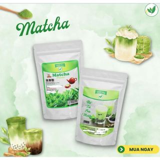 Bột trà xanh Neicha 50gr,100gr chia lẻ từ gói nguyên 500gr- Bột trà xanh đậm đặc thơm ngon dùng trong làm bánh, pha chế