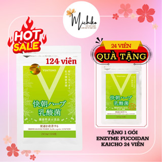 [CHÍNH HÃNG] [124 VIÊN] Viên Uống Hỗ Trợ Giảm Cân Enzyme Fucoidan Kaicho Nhật Bản 124 Viên
