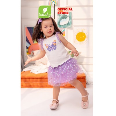 LULLABY - NH194V - Bộ áo váy BG viền cổ