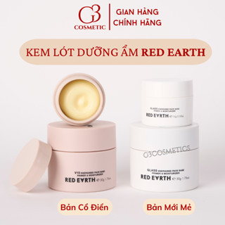 [RED EARTH] Kem lót RED EARTH V10 Glass Energised Face Base dưỡng ẩm và làm mềm da tránh mốc nền chính hãng G3COSMETICS