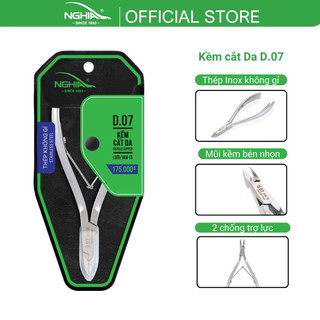 Kìm nghĩa nhặt da D.07 - kềm nhặt da thép không gỉ
