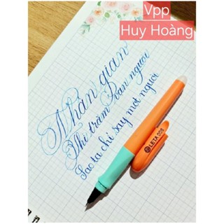  Bút luyện chữ đẹp Leta008 ngòi mài êm trơn phù hợp học sinh lớp 1-5 