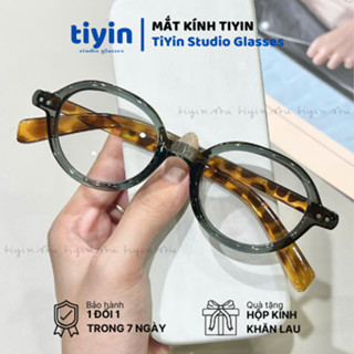 Kính Cận Đổi Màu Thời Trang Oval Gọng Nhựa dáng kính trung bình gọng kính xu hướng, tròng kính chống UV400 1126 - tiyin.
