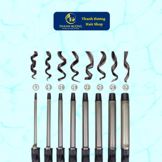 Kẹp Uốn Lọn PVN Tạo Kiểu Tóc, Uốn Tóc Nhiều Size, Dùng Tại Nhà - Salon