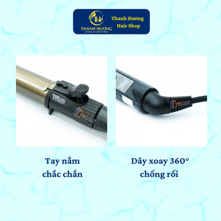 Kẹp Uốn Lọn PVN Tạo Kiểu Tóc, Uốn Tóc Nhiều Size, Dùng Tại Nhà - Salon