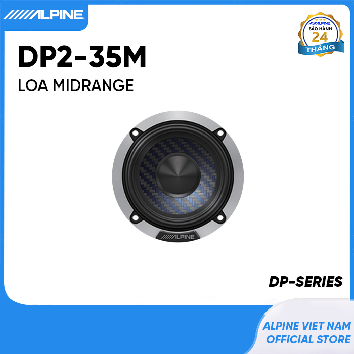 Loa Mid Range DP2-35M 3-inch hàng chính hãng Alpine Nhật Bản