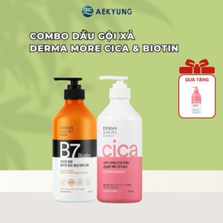Dầu Gội Đầu Biotin B7 Giảm Rụng Tóc Derma & More Chứa Collagen, Kích Thích Mọc Tóc Ngăn Tóc Gãy Rụng 600ml
