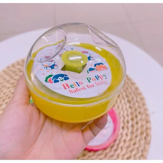 Hộp bông chậm phấn rôm cho bé