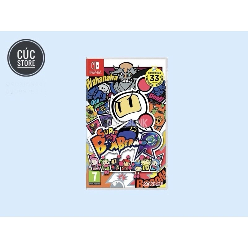[Mã 156ELHA80K giảm 6% đơn 400K] Băng chơi game Nintendo Switch: Super Bomberman R