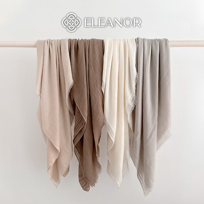Khăn quàng cổ 190 x 100cm Eleanor Accessories khăn choàng cổ nữ nhiều màu phụ kiện thời trang 9594