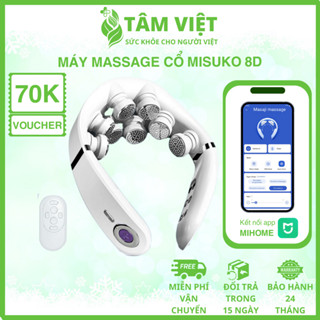 Máy Massage Cổ Vai Gáy XIAOMI 8D Kết Nối App Mi home, Massage Xung điện, Chườm Ấm Giảm Đau Mỏi, 8 Đầu Xung Điện Kép